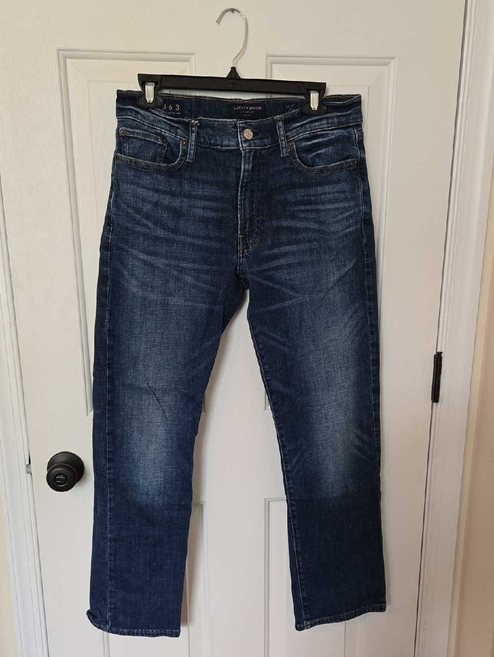 Lucky Brand Men’s Straight Jeans in Dark Blue Wash 30x30 363 Vintage